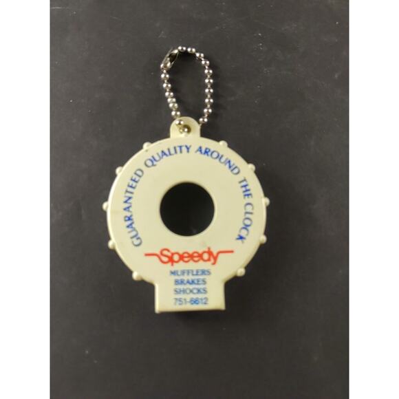Speedy Muffle Brakes Shocks Bottle Opener Keychain - Picture 1 of 5